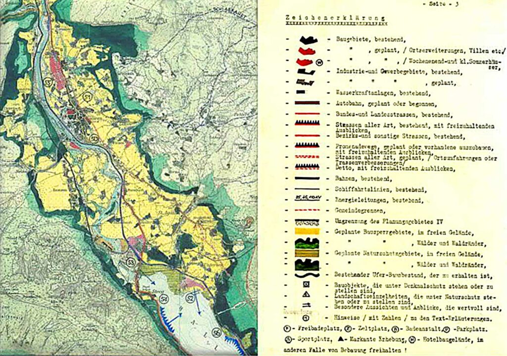 Salzkammergutplanung 1949, Ausschnitt Bad Goisern