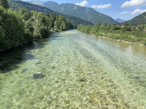 Die Traun in Bad Goisern