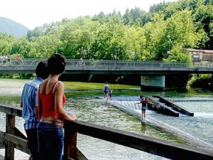 Goisererbrücke und Traunpolster